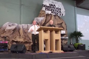 David interpreting for Dr. Tim Hamon.